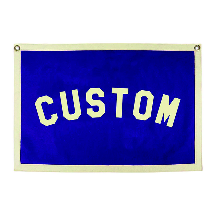 Promotion Low MOQ High Quality Factory Direct Supply Pennant Sport Team Custom Full Color Printing Felt Pennant Flsg Banner