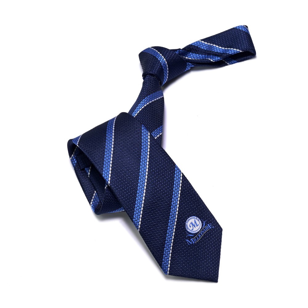 Yili 7 Days Fast Proofing Low MOQ LOGO Ties Woven Jacquard Polyester Necktie for Company School Organizations