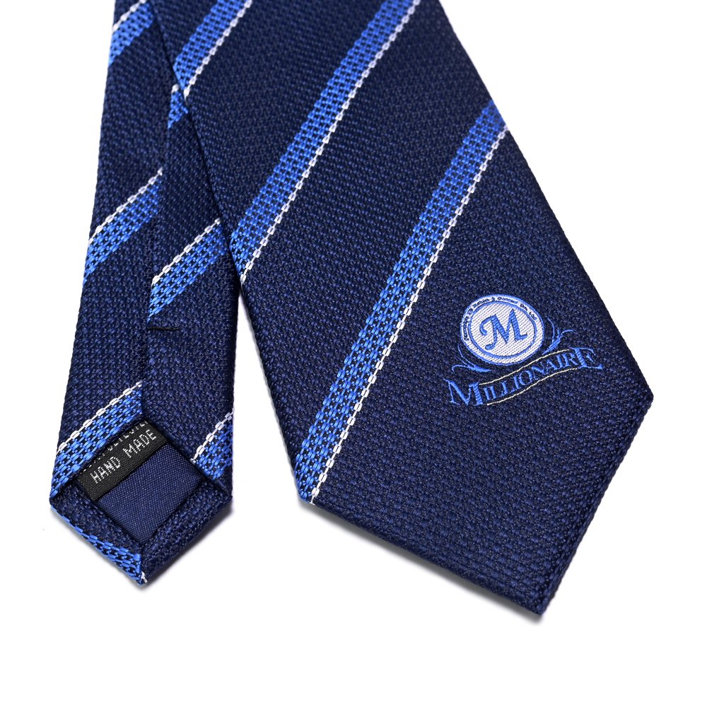 Yili 7 Days Fast Proofing Low MOQ LOGO Ties Woven Jacquard Polyester Necktie for Company School Organizations