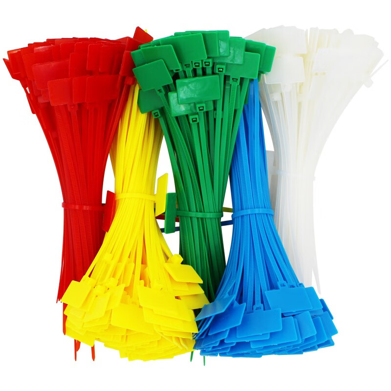 HDS UL Brand Plate Type Cable Ties Plastic Manufacturer Cable Zip Ties 110-200mm Multifunctional Color Cable Bundle Ties