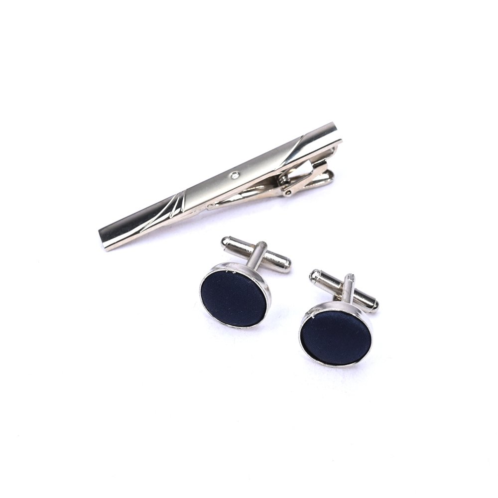 YiLi Factory Custom Wedding Pocket Squares Cufflinks Formal Gift Tie Set