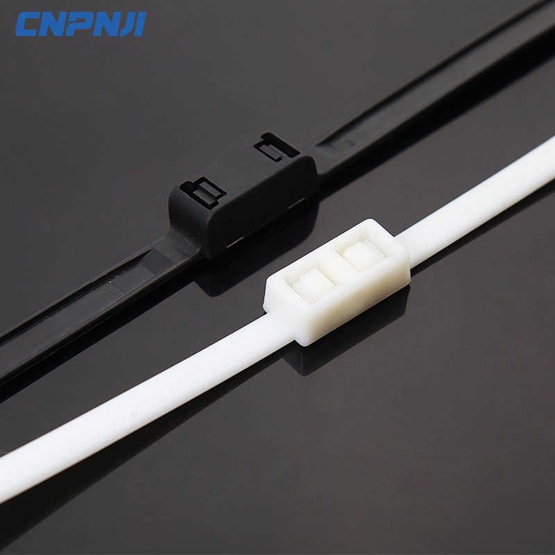 Nylon Cable Ties Handcuffs Plastic Free Sample ROHS Disposable Handcuff Self-locking 100pcs/bag -35- 80 Degree 12*700