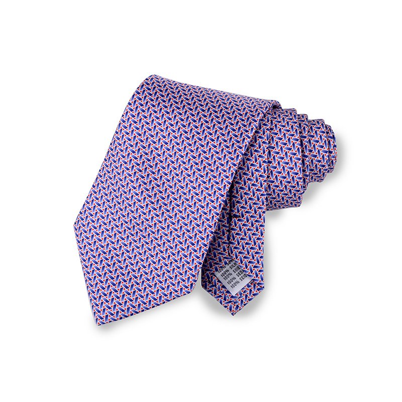 2024 Latest Design Low Price Classic Pure Silk Print Neck Tie Wholesale OEM Service Neckties For Business Men Customized