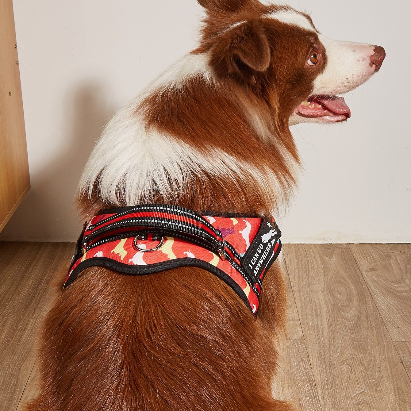 MIDEPET New Arrives No Pull Dog Harness Adjustable Gentle Comfortable Large Training No Pull Tactical Dog Vest Harness RIBBONS