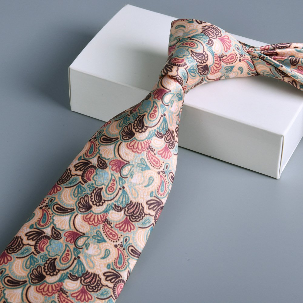 Casual Fashion Business Men Tie Printed New Design Necktie Customized Design Logo Digital Printing Wholesale