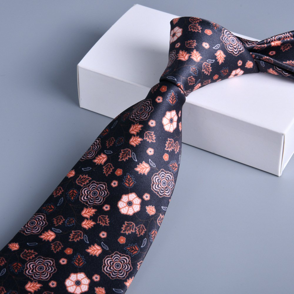 Casual Fashion Business Men Tie Printed New Design Necktie Customized Design Logo Digital Printing Wholesale