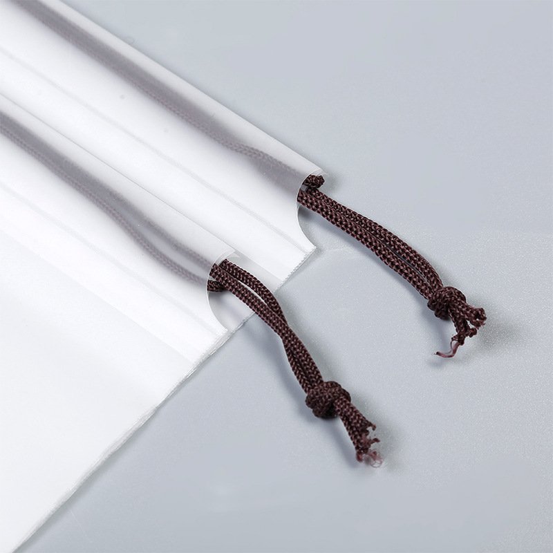 Wholesale Manufacturer For Gloves Scarves Shirts Socks Packaging waterproof Custom Logo Printed Pack Frosted Drawstring Bag