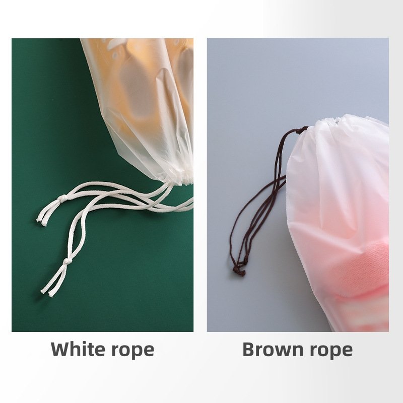 Wholesale Manufacturer For Gloves Scarves Shirts Socks Packaging waterproof Custom Logo Printed Pack Frosted Drawstring Bag
