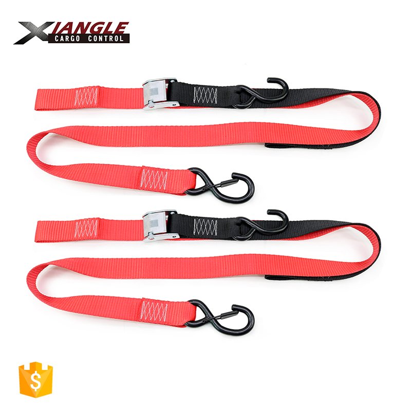 High Quality 1.5 Inch 550kgs Cam Buckle Strap Webbing Motorcycle Tie Down Straps