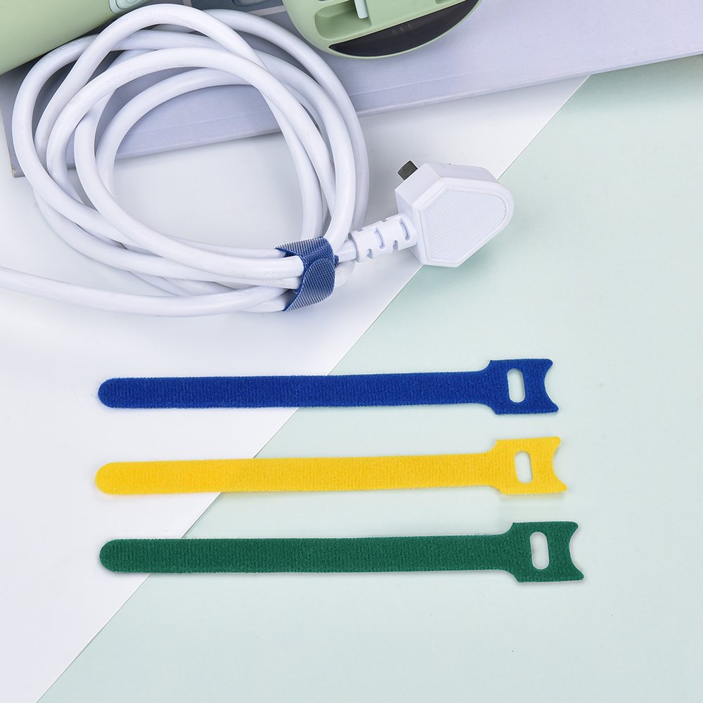 Dansky Fast shipment Releasable and self locking 1/2" * 8" hook and loop cable tie 150mm