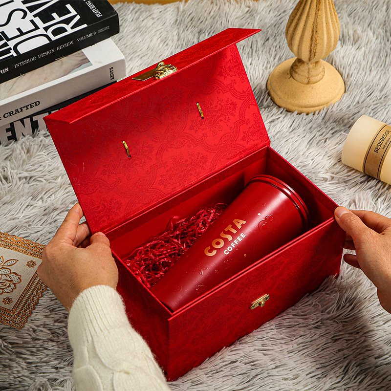 High quality folding scarf tie silk scarf candle cosmetic gift box custom logo luxury magnet paper box for perfume packaging