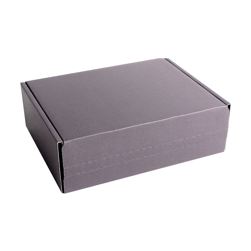 Black Folding Mailer Cardboard Packaging Printing Sides Custom Paper Zipper Mailing Boxes with Adhesive Zipper