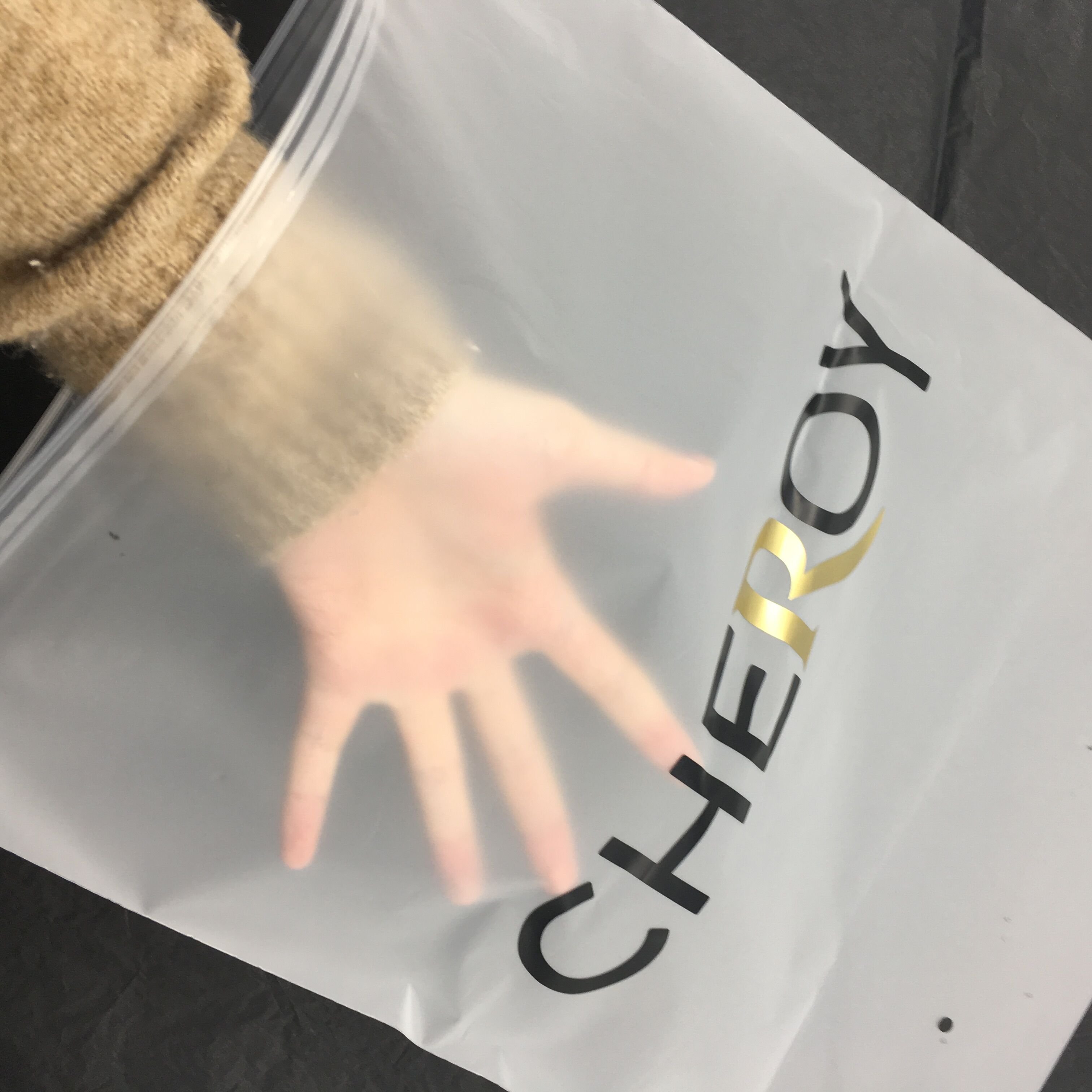 Hot Selling Product T Shirt Packing Zipper Bag Custom Own Logo Zipper Bag Frosted Plastic Packaging Bag