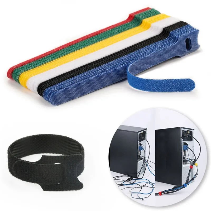 Quality Cable Ties Binding Strap Velcroes 100% Nylon Hook and Loop Velcroes Data Cable Ties Custom Binding Strap Velcroes