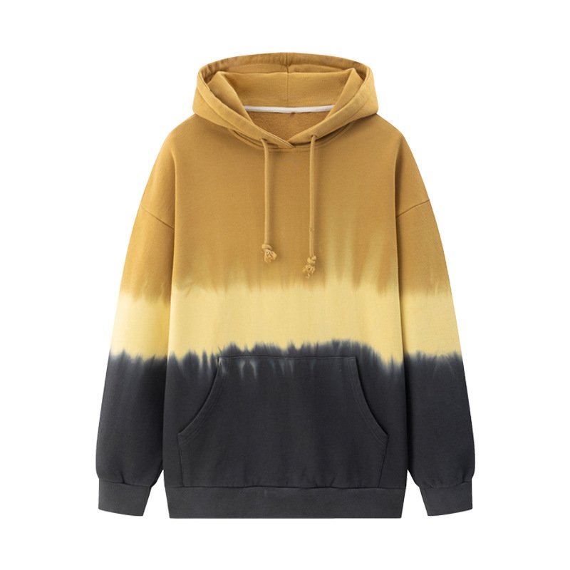Wholesale Hoodie Tie Dye 3d Print Acid Wash Hoodie Heavyweight Cotton French Terry Tie Dye Hoodie