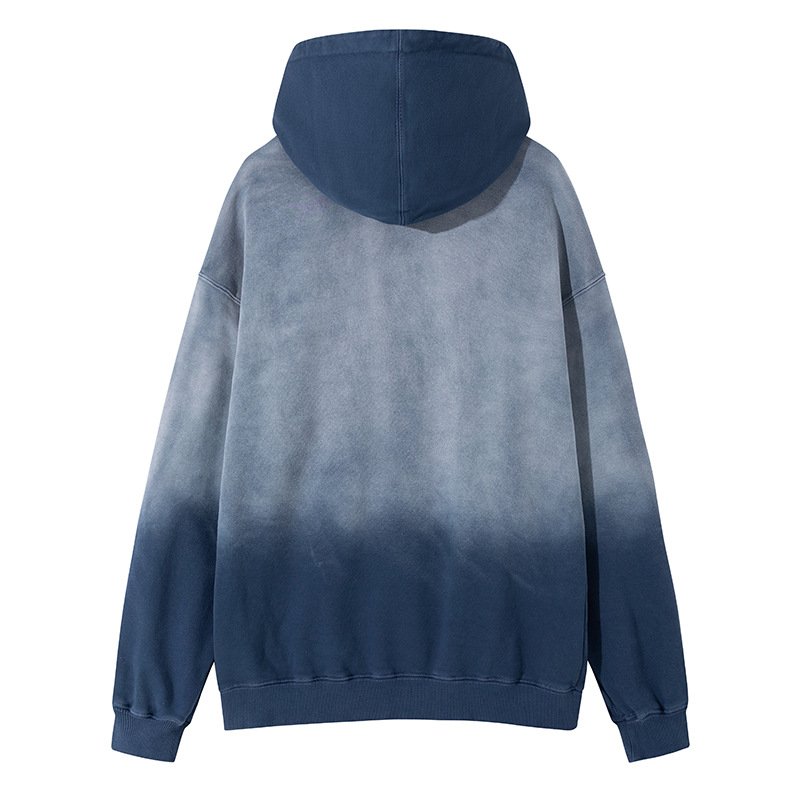 Wholesale Hoodie Tie Dye 3d Print Acid Wash Hoodie Heavyweight Cotton French Terry Tie Dye Hoodie