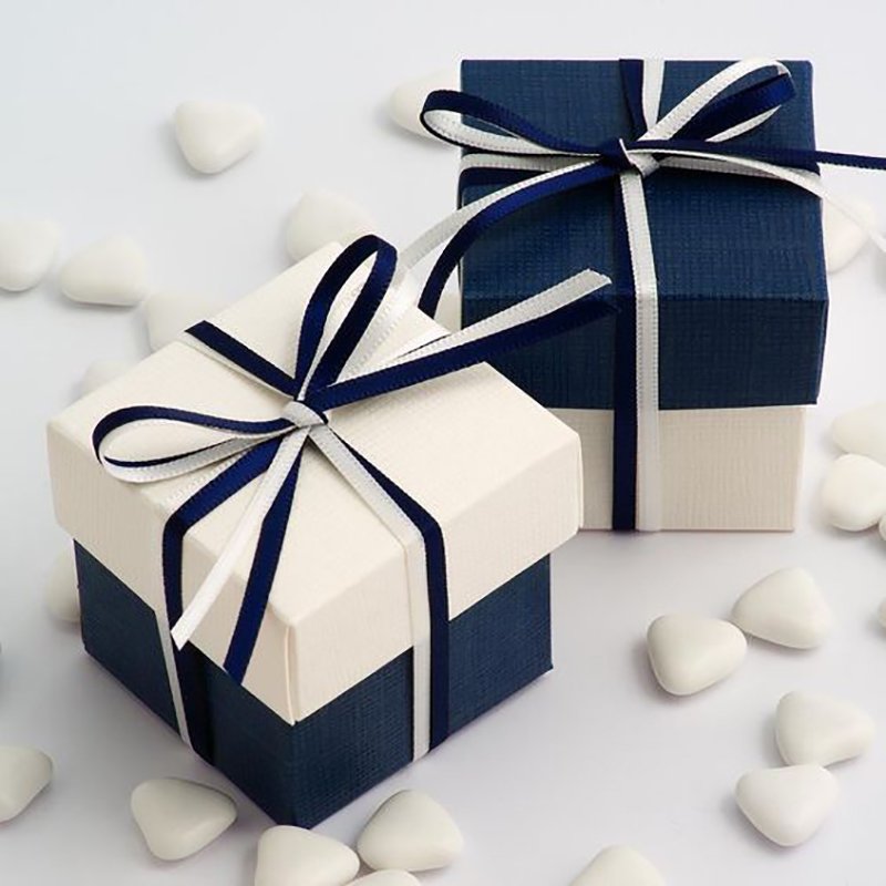 Custom Size And Design Surprise Two-pieces Lid and Base Bow Tie Cardboard Birthday Gift box Paper Packaging Box