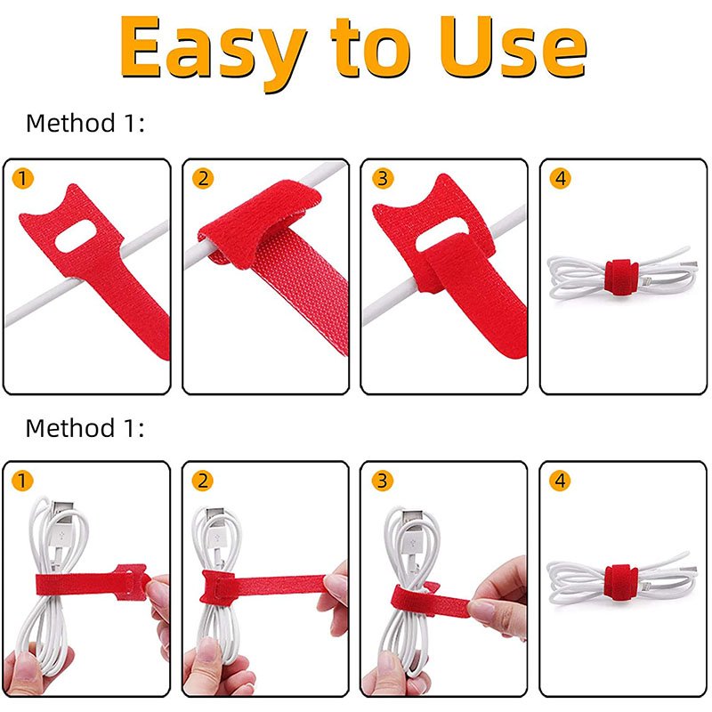 DSX Double Sided Nylon Hook and Loop Cable Tie Nylon Tape Hook and Loop Fastener Hook and Loop Fastening Tape