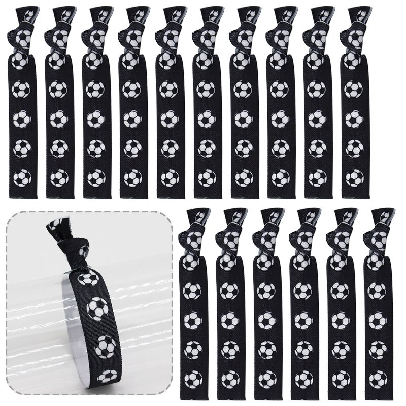 Factory Custom Printed Knot Elastic Hair Ties for Kids Women Accessories