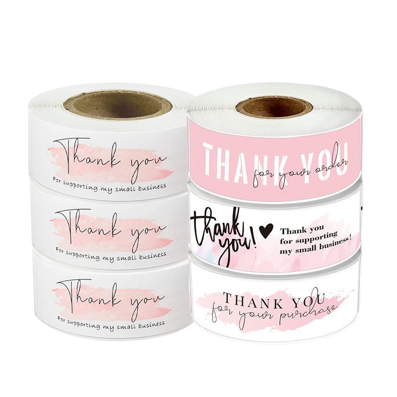 Custom LOGO Adhesive Printing Round Label Stickers Circle Waterproof Vinyl Sticker Roll Private Label Logo Stickers