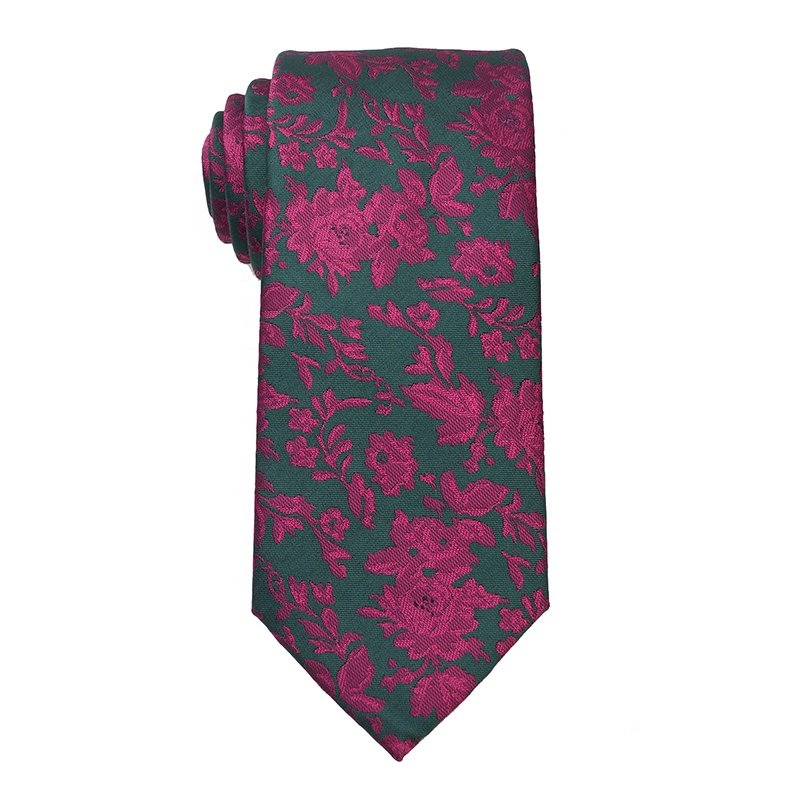 100% Microfiber Handmade Mens Floral Ties, Ties For Men Paisley Cashew Flower Tie From Zhejiang Manufacturers