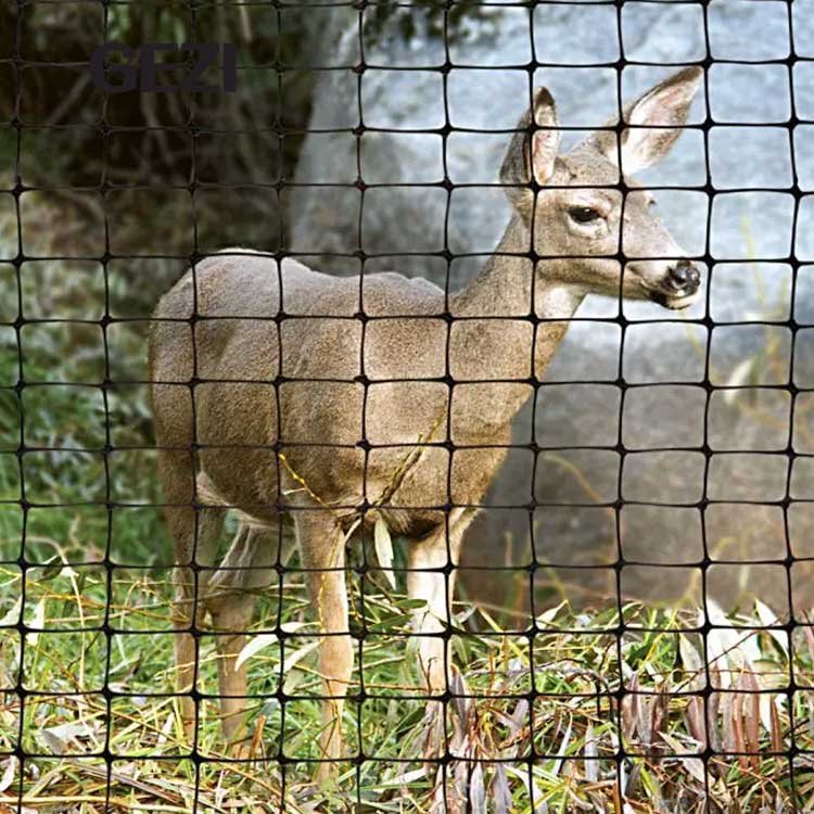 pp black uv plastic poultry bop anti mole barrier animal proof deer chicken pond netting fence