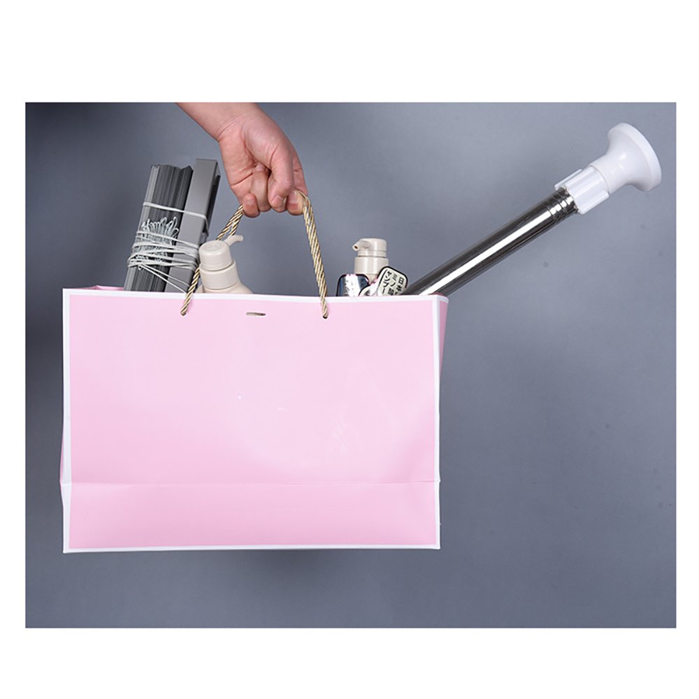 Standing gift bag pink with bow tie shopping paper bag can be customized LOGO wholesale white card paper bag with handles