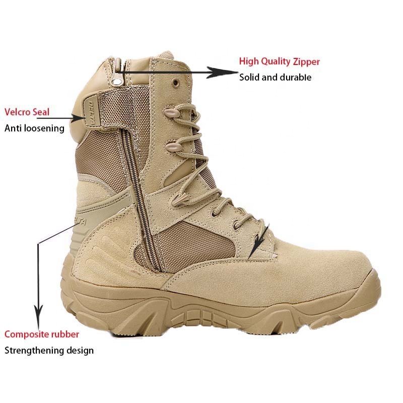Drop Ship Hot Selling Wholesale Outdoor Boots Men CS Game Hiking Mountain Traveling Climbing Equipment Tactical High Ankle Shoes