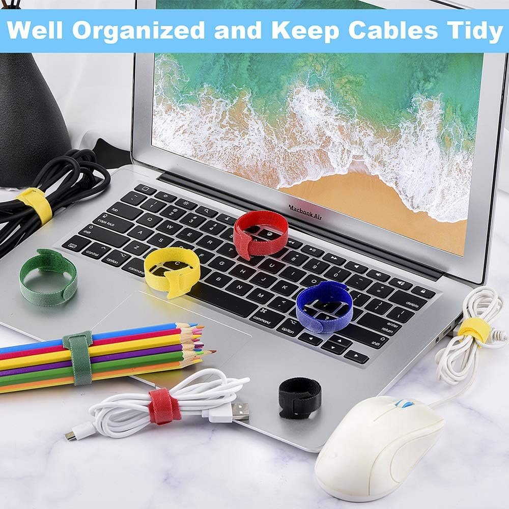 Custom Hook And Loop Extension Cord Organizer Hanger Velcroes Strap Cableties Reusable Hook And Loop Cable Ties