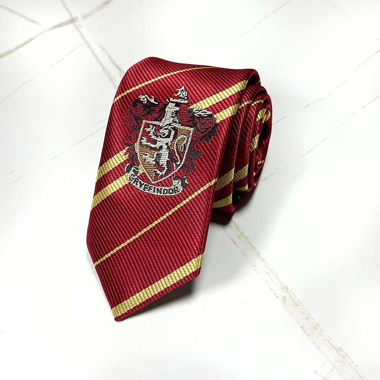 Harry Pote tie Men's and women's Four preppy style LOGO badge cos Christmas Festival JK Lion House Snake House tie