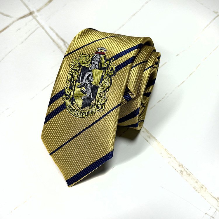 Harry Pote tie Men's and women's Four preppy style LOGO badge cos Christmas Festival JK Lion House Snake House tie