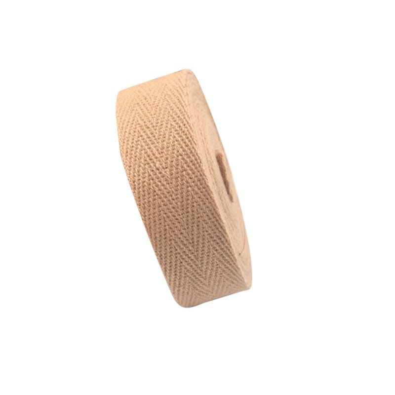 Herringbone Cotton Tape Ribbons Herringbone Cords Wide Flat Cotton for Knit Custom Logo 100% Cotton Sewing 50 Yards /roll 10mm