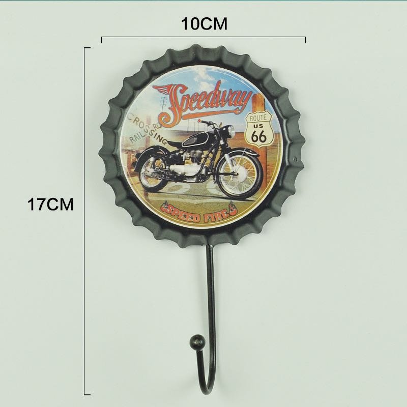 Custom Retro Metal Beer Bottle Tin Sign Bar Pub Club Decoration Bottle Blank Signs Wall Decor Metal Hanger Hook Wall Hook