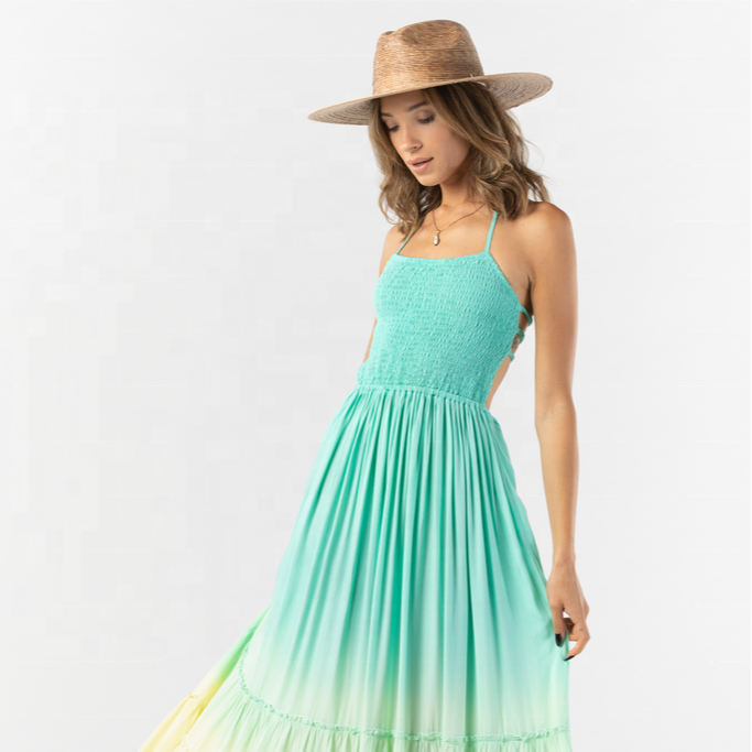 Indian Colorful Tie and Dye Maxi Dress In Plus Size Wrap Long Maxi Dress For Women