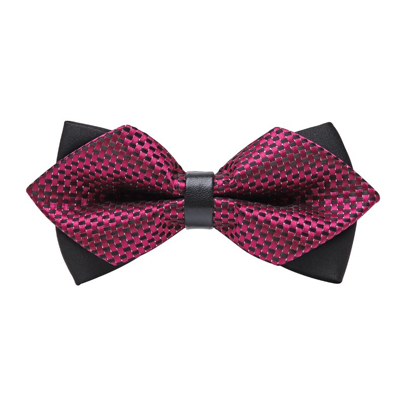 2024 high-quality best-selling luxury pointed multi colored optional pattern men's suit bows
