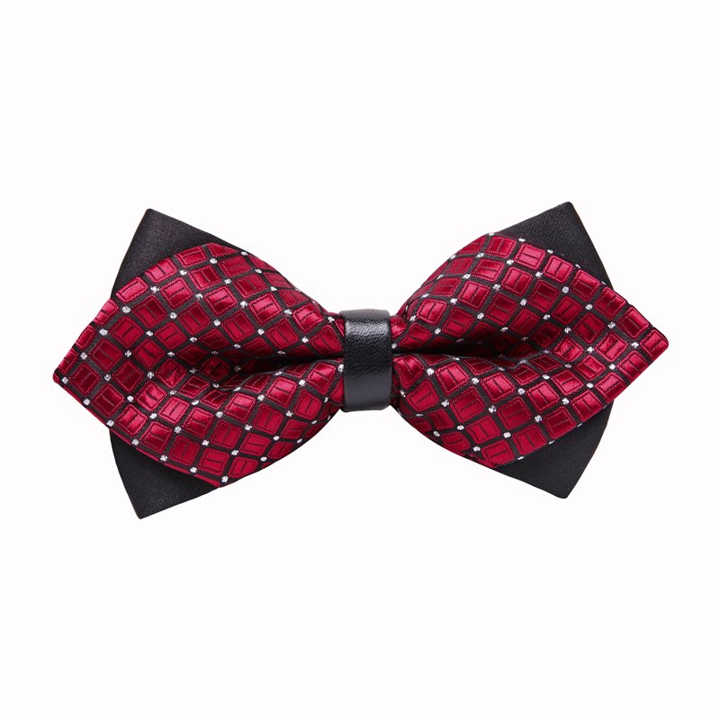 2024 high-quality best-selling luxury pointed multi colored optional pattern men's suit bows