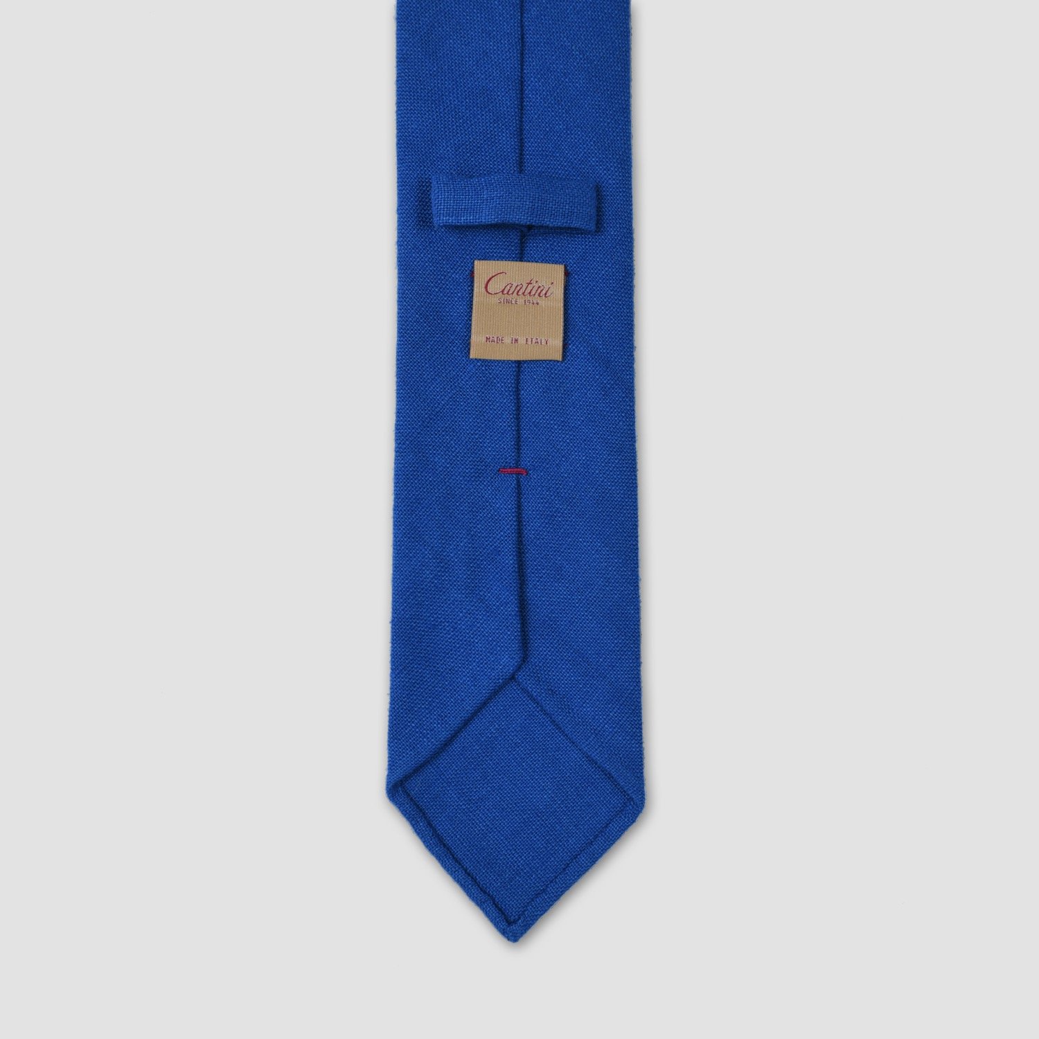 Majestic Royal Blue Italian Tie - Unlined Handmade Elegance - Perfect for Business Meetings and Conferences