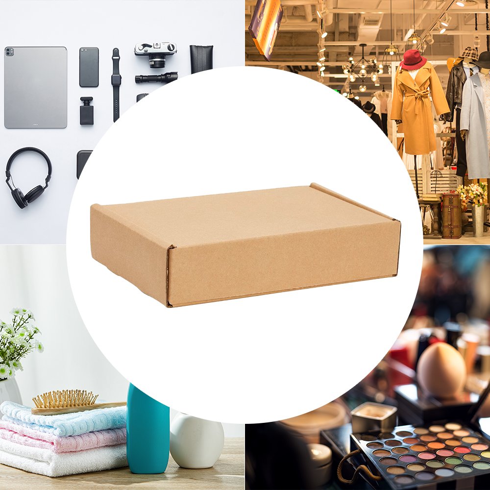 Packing Corrugated Cardboard Postal Box Custom Design Logo Large Packaging Shipping Mailer Kraft Box