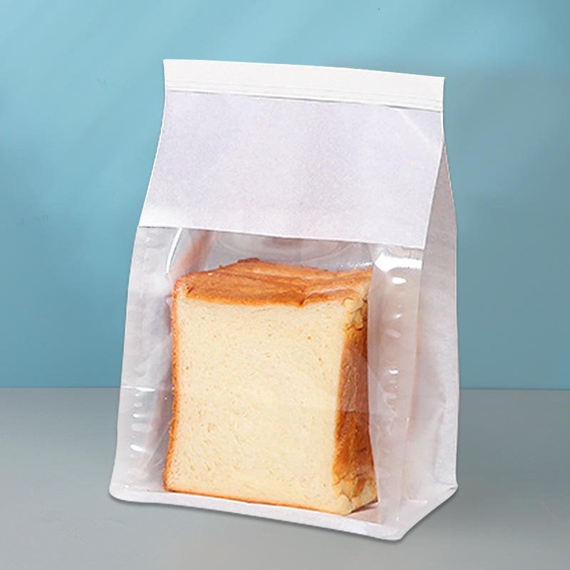Custom Candy Cookie Biscuits Bread Nuts Snack Bag Kraft Paper Bag Toast Bread Packaging Baking Package Gift Bags