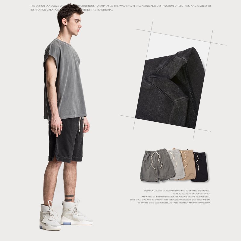 Custom High Quality Prints Men's Casual Tracksuit Men Short Sets Jogger Sets Gym clothes Tracksuits Jogger Short Set Men