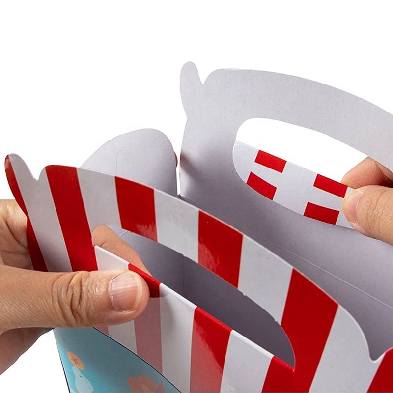 Goodies Treat Boxes Gable Treat Box Birthday Food Cake Packaging Box Decoration Favor Cupcake Paper Theme Party for Baby Shower