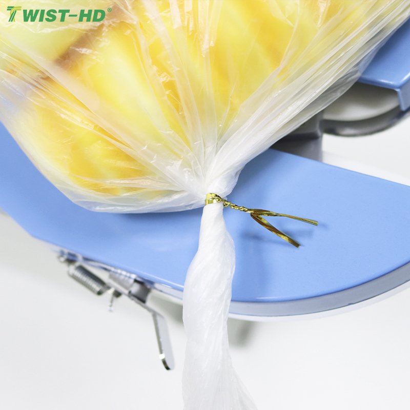 Factory supplier Semi-automatic efficient twist tie machine plastic bag packing machine