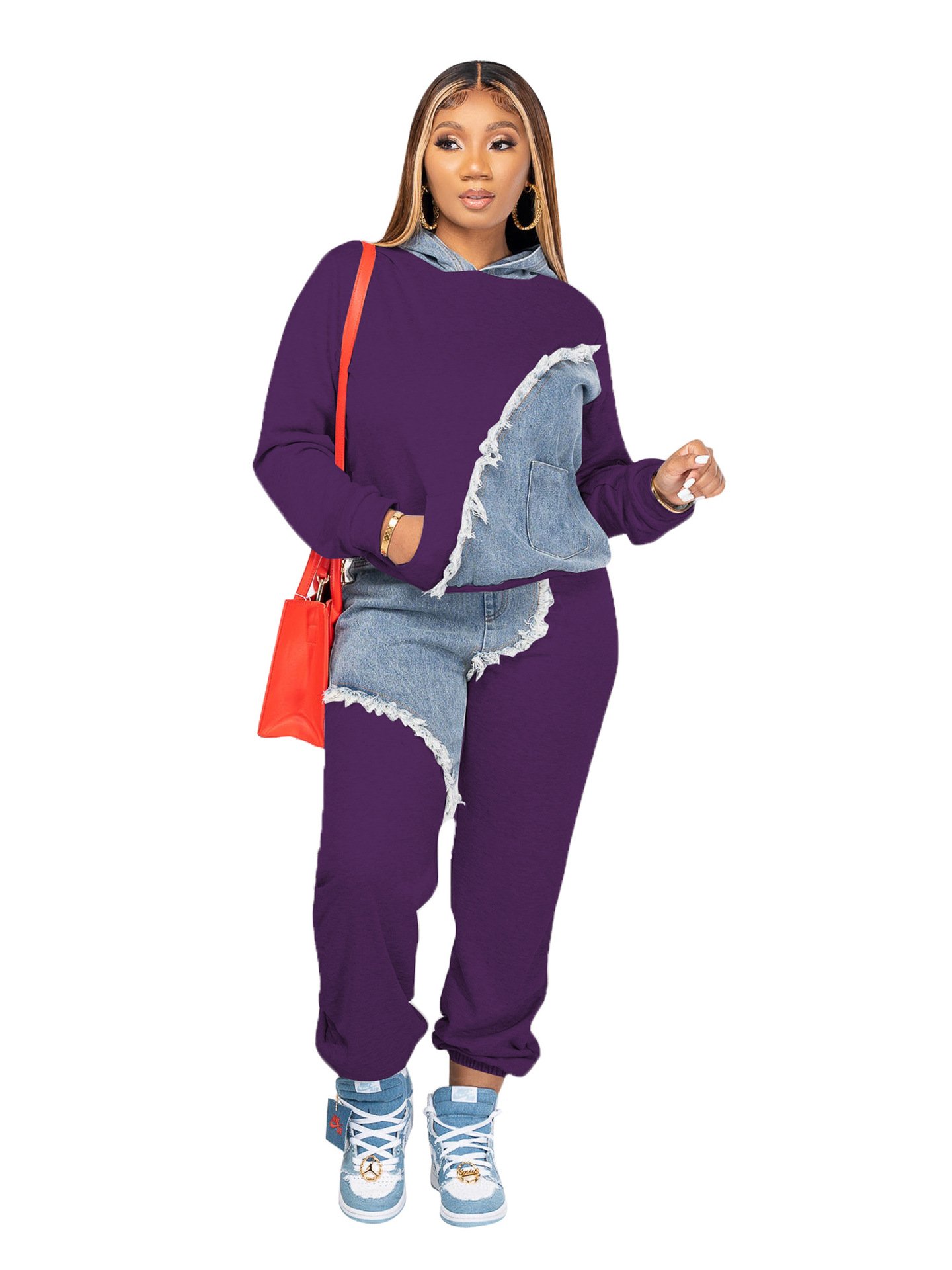 fall womens clothing ladies casual sports set hoodies long sleeve T shirt top trousers women pants two piece women's sets