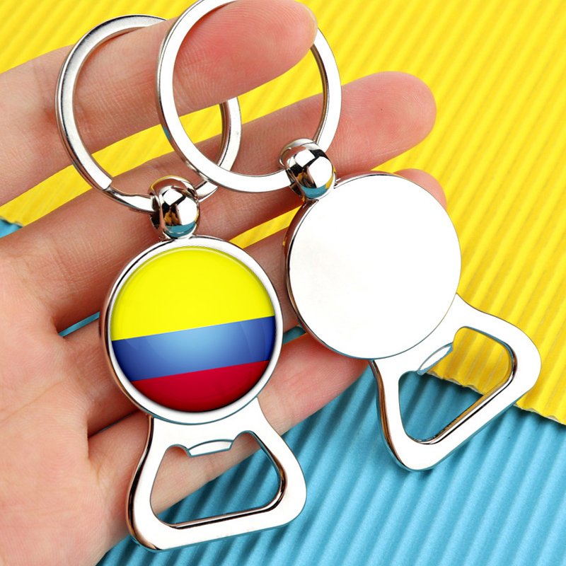 80 Models Caribbean Colombia Flag Map Tie Clip Lapel Pin Ring Brooch Cuff Link Necklace Bracelet Earrings Key Chain Jewelry Set