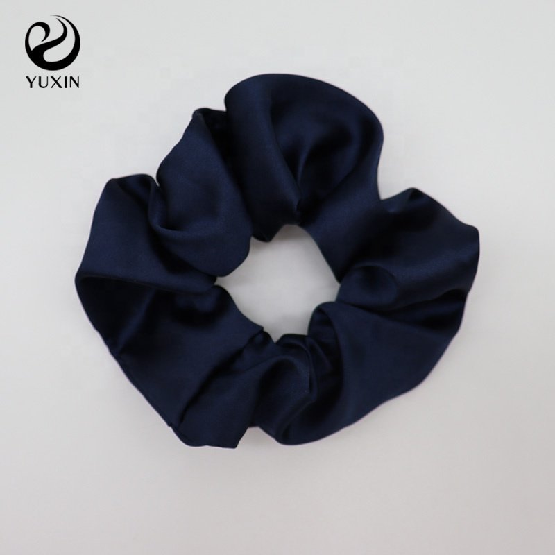 custom scrunchies Ins satin hair ties personalized logo hair accessory printed silk scrunchies