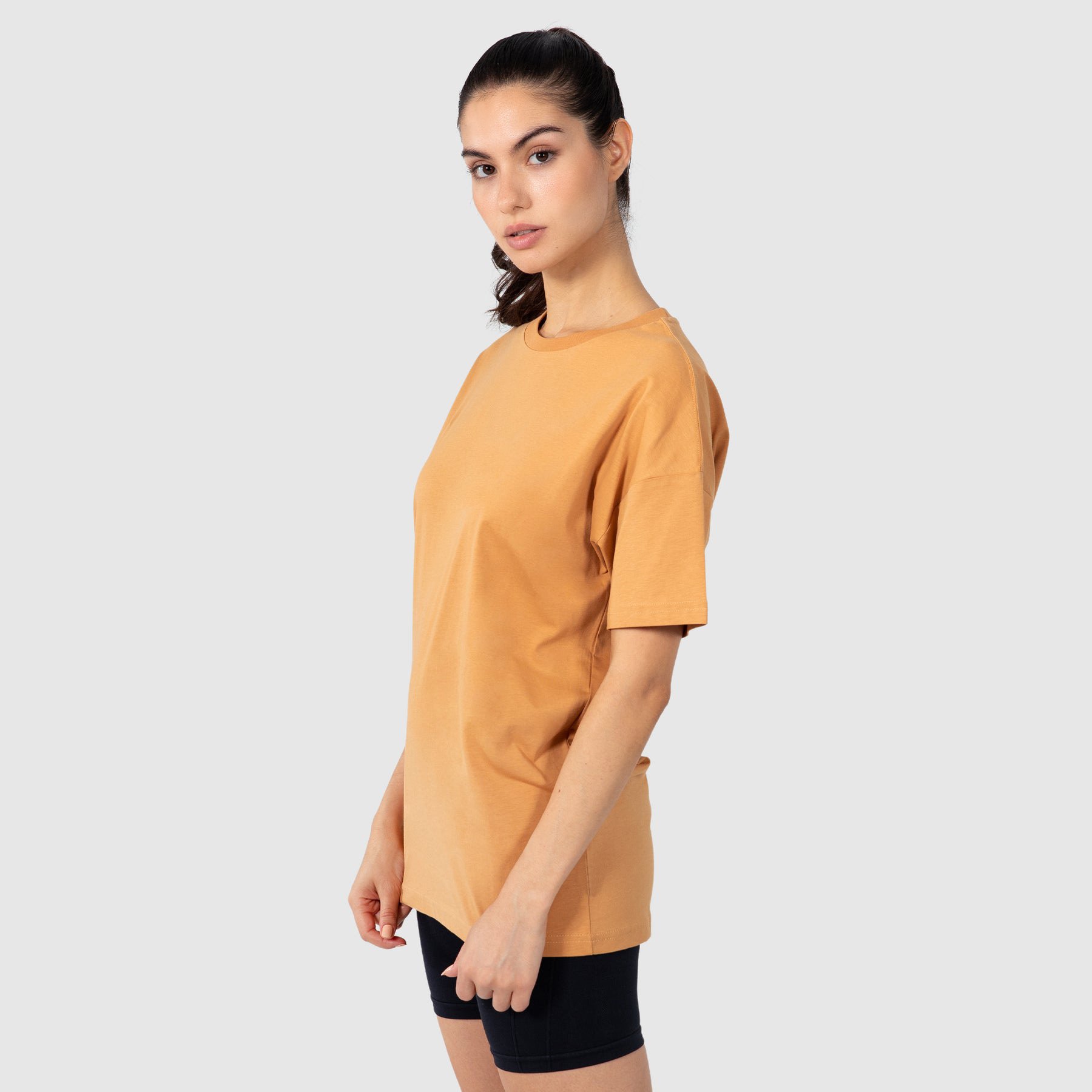 Wholesale 100% Cotton Crew Neck Plus Size Plain Tshirt Custom Silk Screen Printing Logo Oversized T-shirt For Women