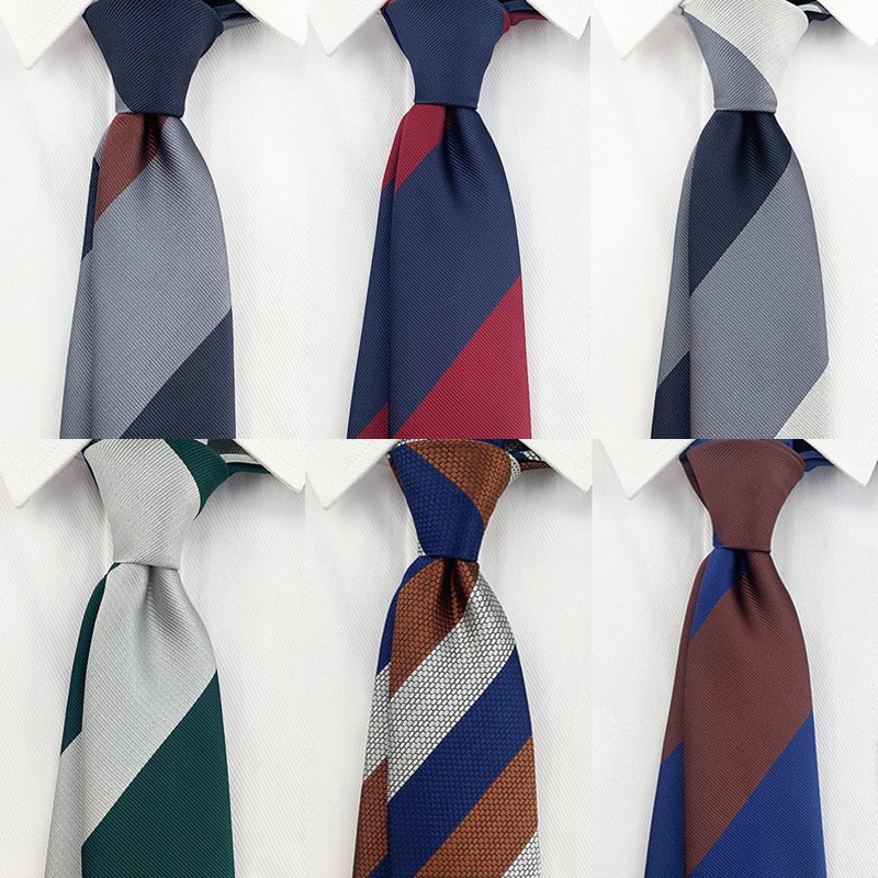 Wedding Accessories Blue Man Dot Fit Group Party Office Fashion Wholesale Woven 8 cm Silk Necktie