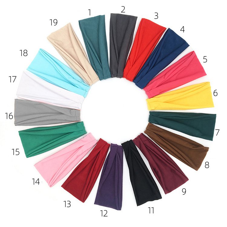 Tie Cycling Yoga Sweatband Workout For Workout Men and Women Yoga Hair Safety Bands Head Sweat Bands Sports Headband
