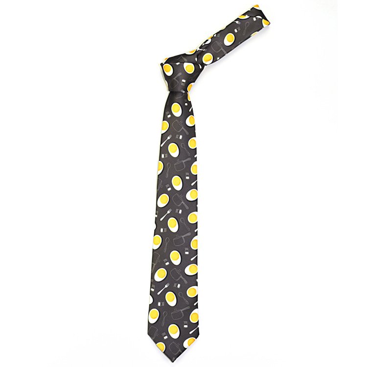 Men's Tie Classic Funny Neckties Fashion Men Animal Print Wedding Ties Jacquard Woven 100% Polyester Man Solid Skinny Neck Tie