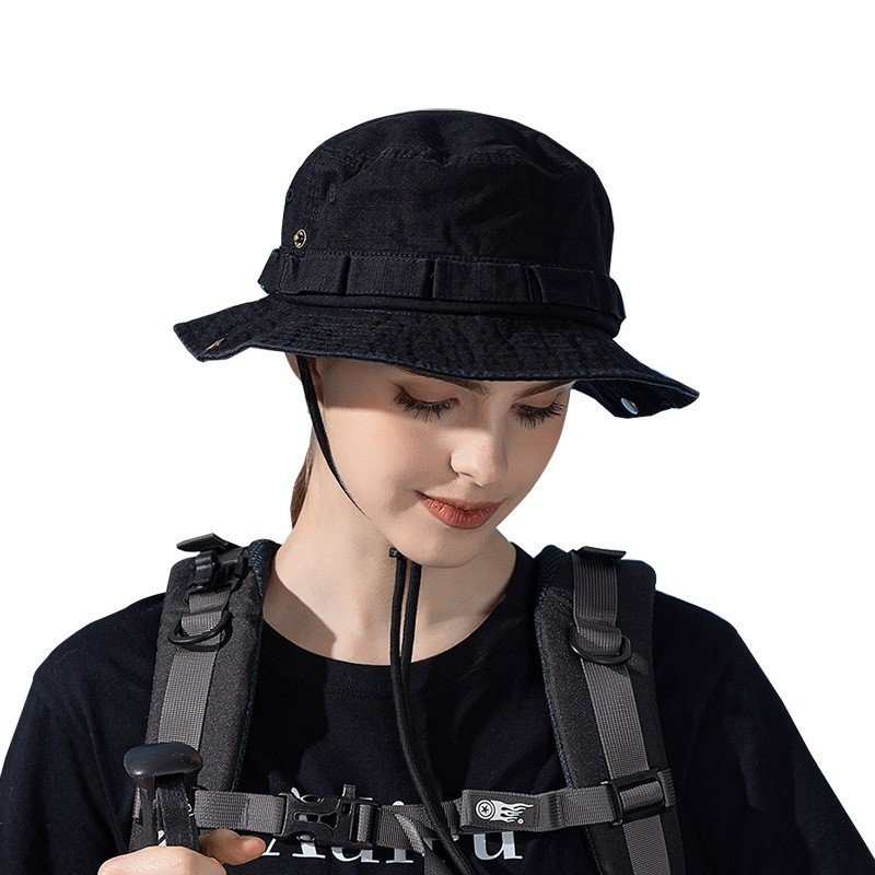 wholesale 2023 newest women hat rainbow tie dye bucket hat summer beach hat for girls